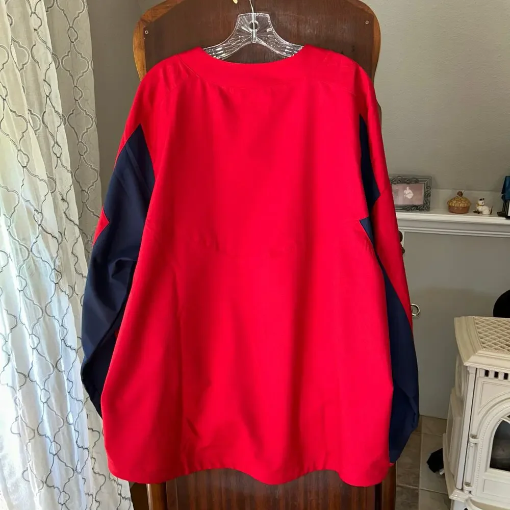 Men's Nike Washington Nationals Windbreaker Pullover Jacket Warmup Sz XXL